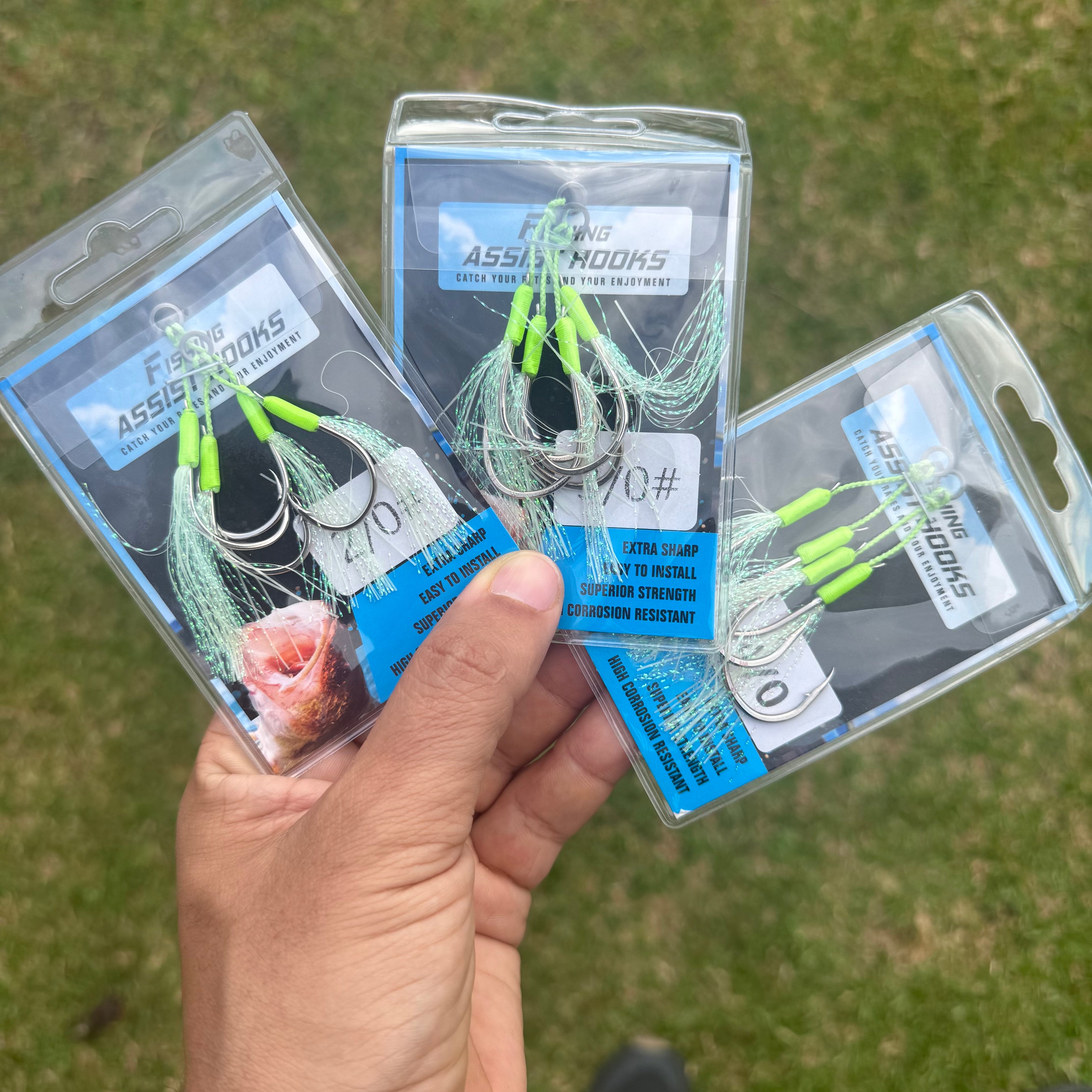 Anzuelo Asistente Doble Glow para Jigging - Caribe Lures