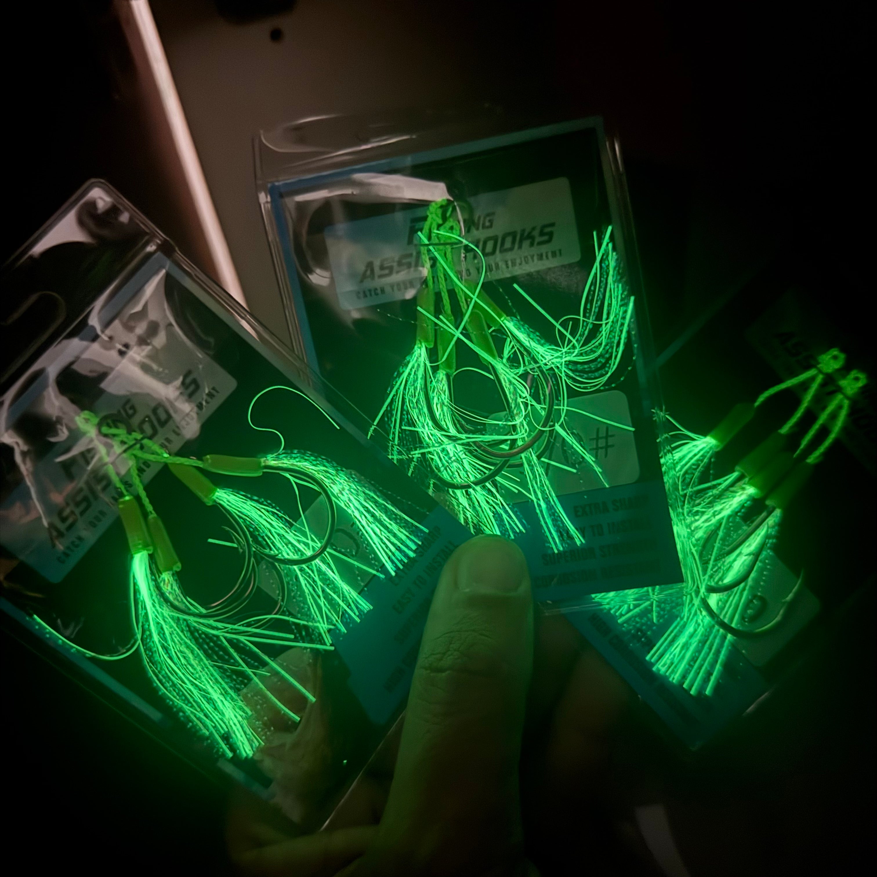 Anzuelo Asistente Doble Glow para Jigging - Caribe Lures