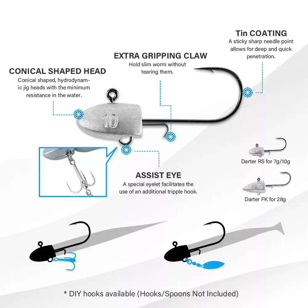 Noeby Darter RS Jighead - Caribe Lures