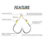 Noeby Heavy Duty Assist Hooks para jigging - Caribe Lures