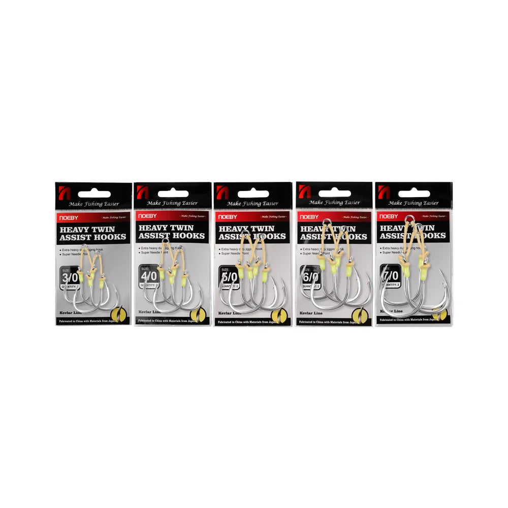 Noeby Heavy Duty Assist Hooks empaque - Caribe Lures