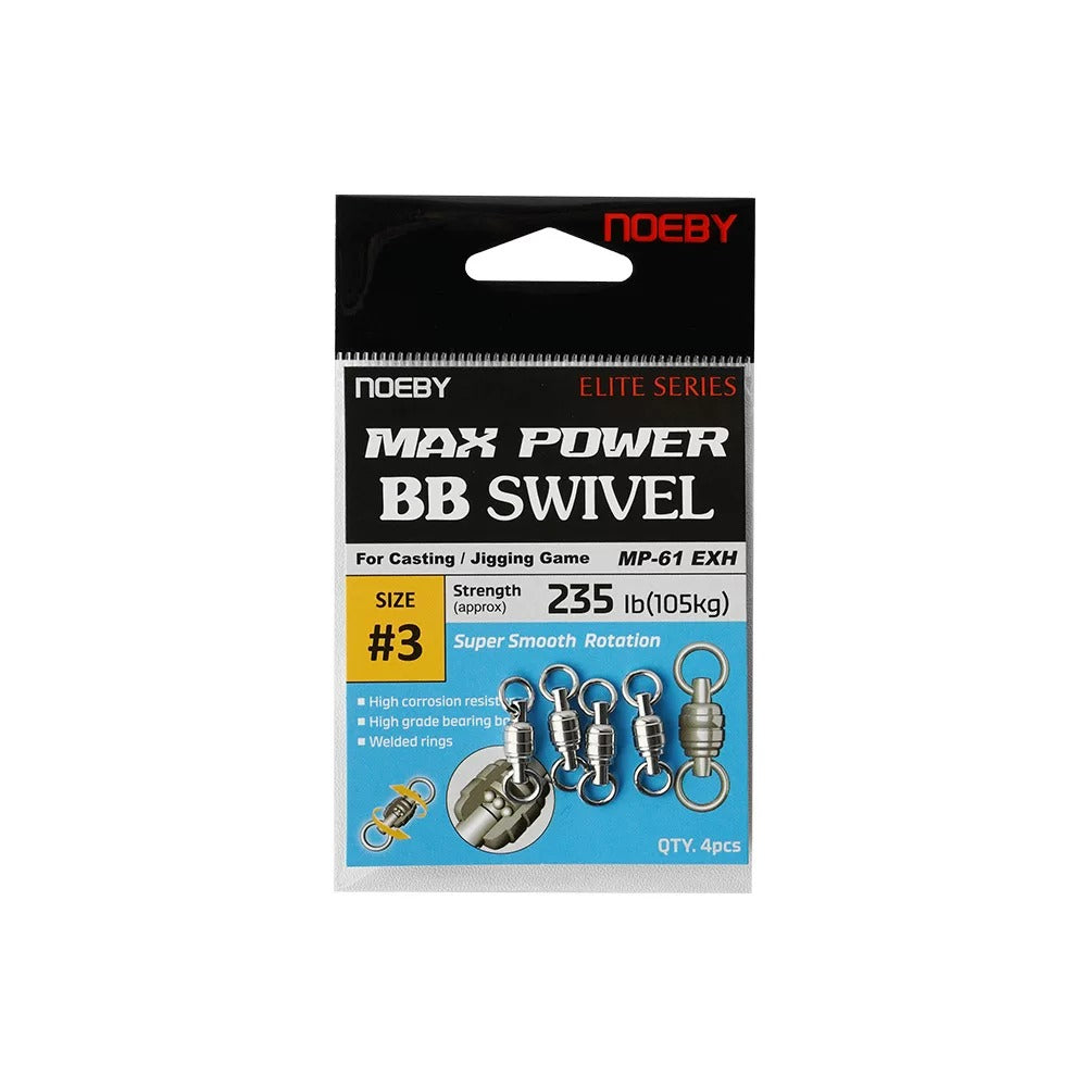 Noeby Max Power BB Swivel #3 - Caribe Lures