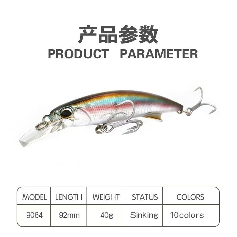 Minnow Mounsterfish 92 mm 40 g - Caribe Lures