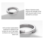 Noeby Heavy Duty Split Rings para pesca - Caribe Lures