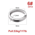 Noeby Heavy Duty Split Rings para pesca - Caribe Lures