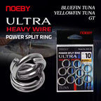 Noeby Ultra Heavy Wire Split Rings para pesca de atún - Caribe Lures