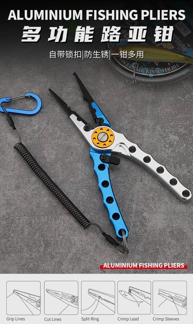 Pinza de aluminio para pesca - Caribe Lures