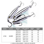 Proberos Jig Cromado LF120 - Caribe Lures