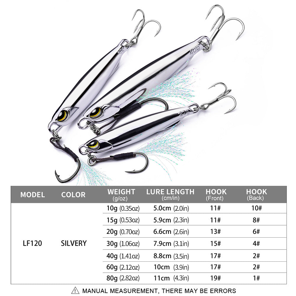 Proberos Jig Cromado LF120 - Caribe Lures