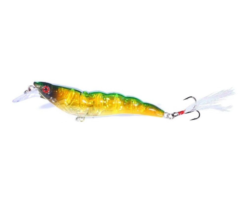 Camarón 3D Cristal 105 mm 13 g - Caribe Lures