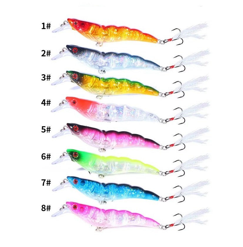 Camarón 3D Cristal 105 mm 13 g - Caribe Lures